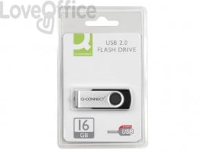 Flash Drive Q-Connect Chiavetta USB 2.0 16 GB KF41513