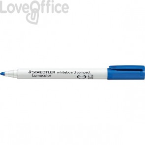 Pennarelli per lavagne bianche Staedtler Lumocolor Whiteboard - Blu - tonda - 1-2 mm