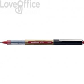 Penna Roller inchiostro liquido Uni-Ball Eye Broad - punta media 1 mm rosso