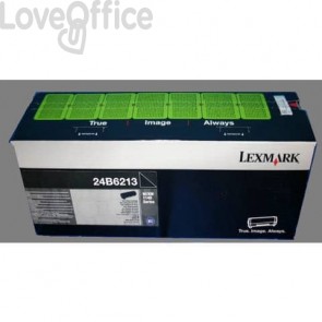 Toner alta capacità return program Lexmark Nero 24B6213