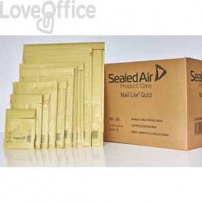 Buste imbottite Mail Lite® Gold A 11x16 cm avana (conf. 100 pezzi)