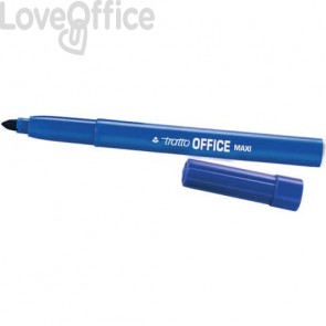 Pennarelli blu TRATTO Office Maxi punta conica 2 mm (conf. 12 pezzi)