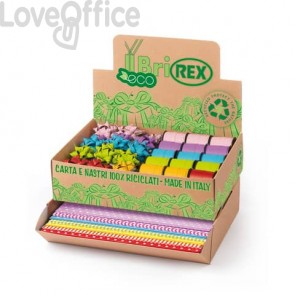 Espositore carta regalo Rex-Sadoch Assortito (100 fogli carta regalo+50 stelle+30 rocchetti)