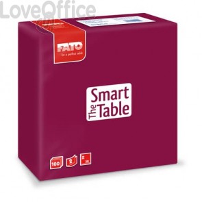 Tovaglioli Fato The Smart Table 38x38 cm Bordeaux conf.100 pezzi - 82140800
