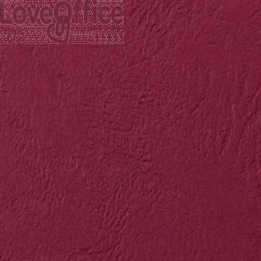 Copertine per rilegatura GBC Leathergrain in cartoncino goffrato A4 Rosso scuro - CE040030 (conf 100)