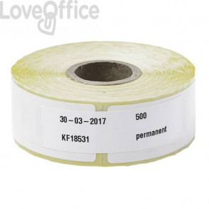 Etichette bianche permanenti Q-Connect per Dymo LabelWriter indirizzi standard 54x25 mm - KF18531 (conf.2 rotoli da 500 etichette)