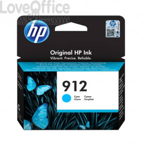 Cartuccia Ink-jet HP 912 Ciano HP Ciano - 315 pagine