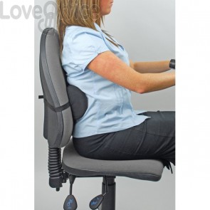 Supporto lombare per sedia portatile Fellowes - Nero - 8042101