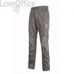 Pantalone da lavoro Meek U-Power grigio acciaio - 6 tasche - Taglia M HY179GI MEEK M