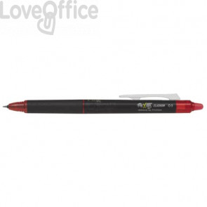 Penna a sfera a scatto Pilot Frixion Point Clicker Synergy tip 0,5 mm Rosso 006864
