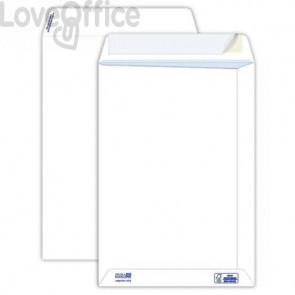 Buste a sacco Pigna Envelopes Competitor Strip 100 g/m² 230x330 mm bianco Conf. da 500 buste