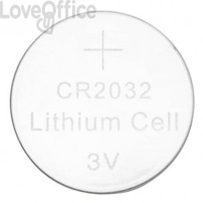 Batterie al litio a bottone 3V Q-Connect CR2032 Conf. 4 pezzi - KF15036