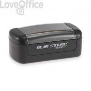 Timbro di testo preinchiostrato tascabile Trodat Slim Stamp 1444 Z style - 12x41 mm 103067