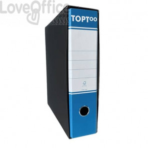 Registratore commerciale con custodia TOPToo Dorso 8 cm - 23x30 cm - Azzurro (conf.6)