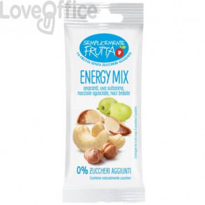 Snack monoporzione. Energy Mix Semplicemente Frutta 30 gr EUR032G7