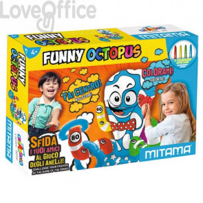 Gioco con colori Mitama Funny Octopus assortiti elementi assortiti 62865