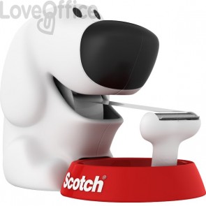 Dispenser Scotch® Magic™ Dog - bianco e rosso - dog