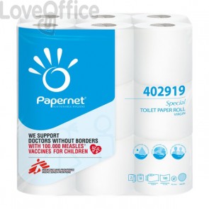 Carta Igienica Papernet - 2 veli - 180 - 402919 (conf.18 rotoli)