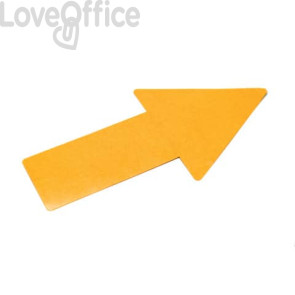 Sticker pavimenti a Freccia - 20x5 cm - Tarifold giallo - B197404 (conf.10)