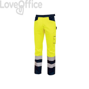 Pantalone da lavoro Light Yellow Fluo U-Power taglia M