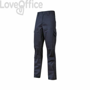 Pantalone da lavoro in cotone elasticizzato Guapo blu U-Power taglia M
