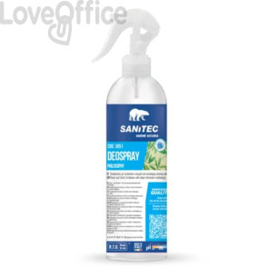 Deodorante per ambiente e tessuti con tecnologia elimina odori Deo Spary 300 ml Sanitec Fresh - 3051