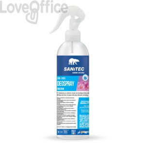 Deodorante per ambiente e tessuti con tecnologia elimina odori Deo Spary 300 ml Sanitec Floral - 3050