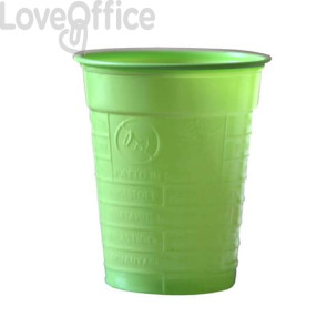 Bicchieri 200 ml R marcato Dopla Verde acido 2738 (conf.100)