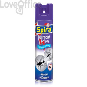 Insetticida spray per mosche e zanzare 400 ml Spira fresco profumo