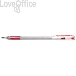 Penna a sfera Superb punta media 1 mm - Pentel Rosso BK77M-B (conf.12)