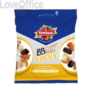 Misto di frutta secca e sgusciata BB Extra Pocket Ventura focus 50 gr (conf.da 12)