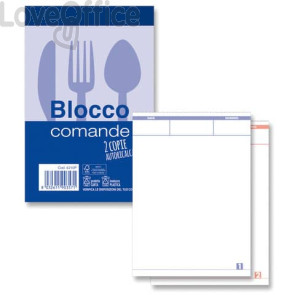 Blocchi comande autoricalcanti -25x2 copie autoricalcanti - 9x13,8 cm Z10584Z118484 (conf.40)