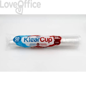Bicchieri Trasparenti in PET KlearCup 350 cc - 61829 (conf.50)