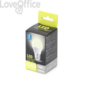 Lampadina LED G45 E27 9W - 840 lumen Aigostar luce naturale B10105ZRW