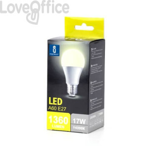 Lampadina LED A60 E27 17W - 1720 lumen Aigostar luce naturale B10105UWX