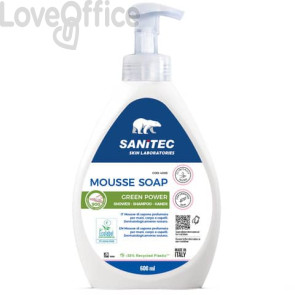 Mousse di sapone profumata Sanitec per mani e corpo 600 ml - 4005