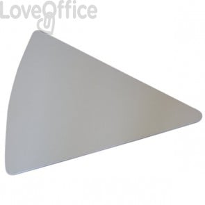 Angolo di raccordo 45° per scrivania Alessandria Unisit color Argento - 80x76 cm