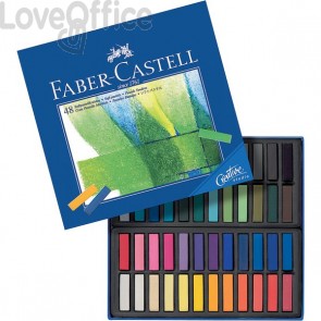 Creta Soft Pastel Creative Studio Faber Castell - assortiti - 128248 (conf.48)