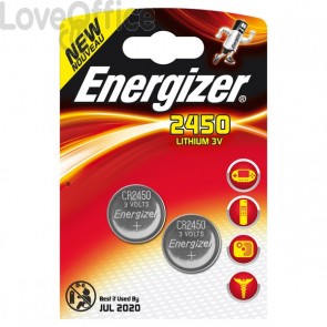 Pile Energizer Specialistiche - CR2450 - litio - 638179 (conf.2)