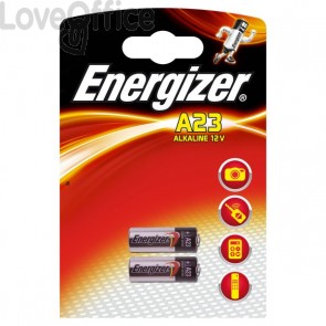 Pile Energizer Specialistiche - A23/E23A - litio - 639336 (conf.2)