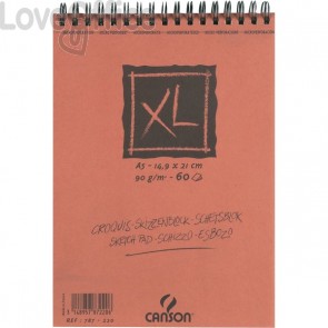 Album schizzo - XL - Canson - A4 - 120 fogli - bianco Avorio 90 g/m² - 200787103
