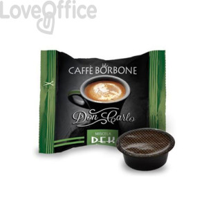 Capsule compatibili Don Carlo 100 pz Caffe Borbone qualità Dek Green