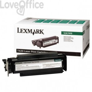 Originale Lexmark 12A7410 Toner Nero