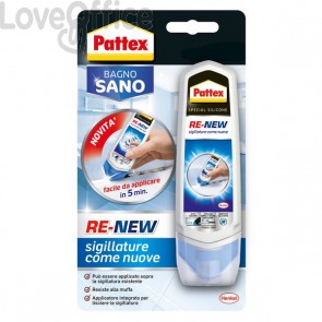 Silicone Bagno Trasparente Sano Re-new Pattex - 100 ml - 2045061