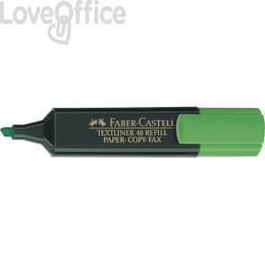 Evidenziatore Textliner 48 Refill Faber Castell - Verde - 154863