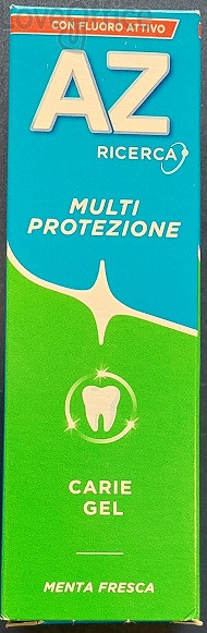 Dentifricio AZ Multiprotezione carie gel tubetto da 75 ml PG022