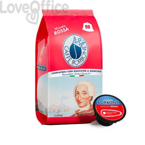 Capsule compatibili Dolce Gusto Caffe Borbone qualità Rossa (conf.90)