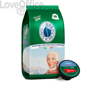 Capsule compatibili Dolce Gusto Caffe Borbone qualità Dek Green (conf.90)