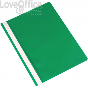 Cartelline ad aghi Q-Connect ppl ecologico A4 Verde - KF01654 (conf.5)
