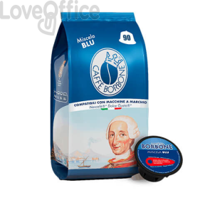 Capsule compatibili Dolce Gusto 90 pz Caffe Borbone qualità Blu